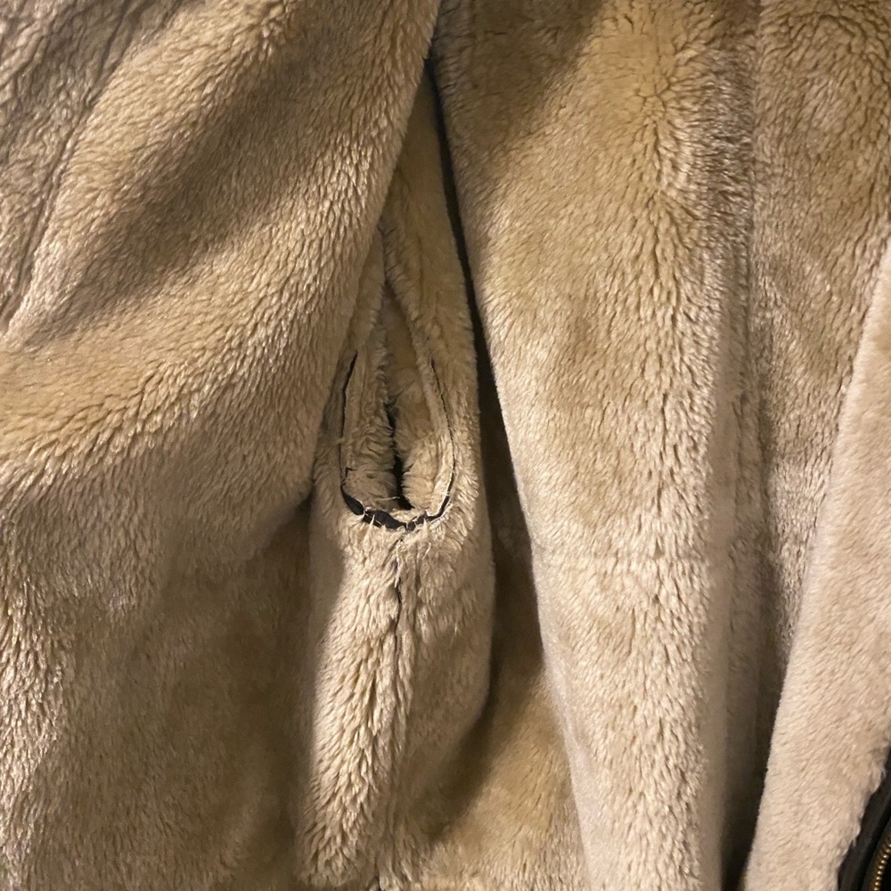 Xoxo Brown Shearling Jacket - image 4